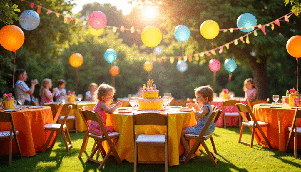 Comment équiper une fête d’anniversaire avec la location de matériel de réception