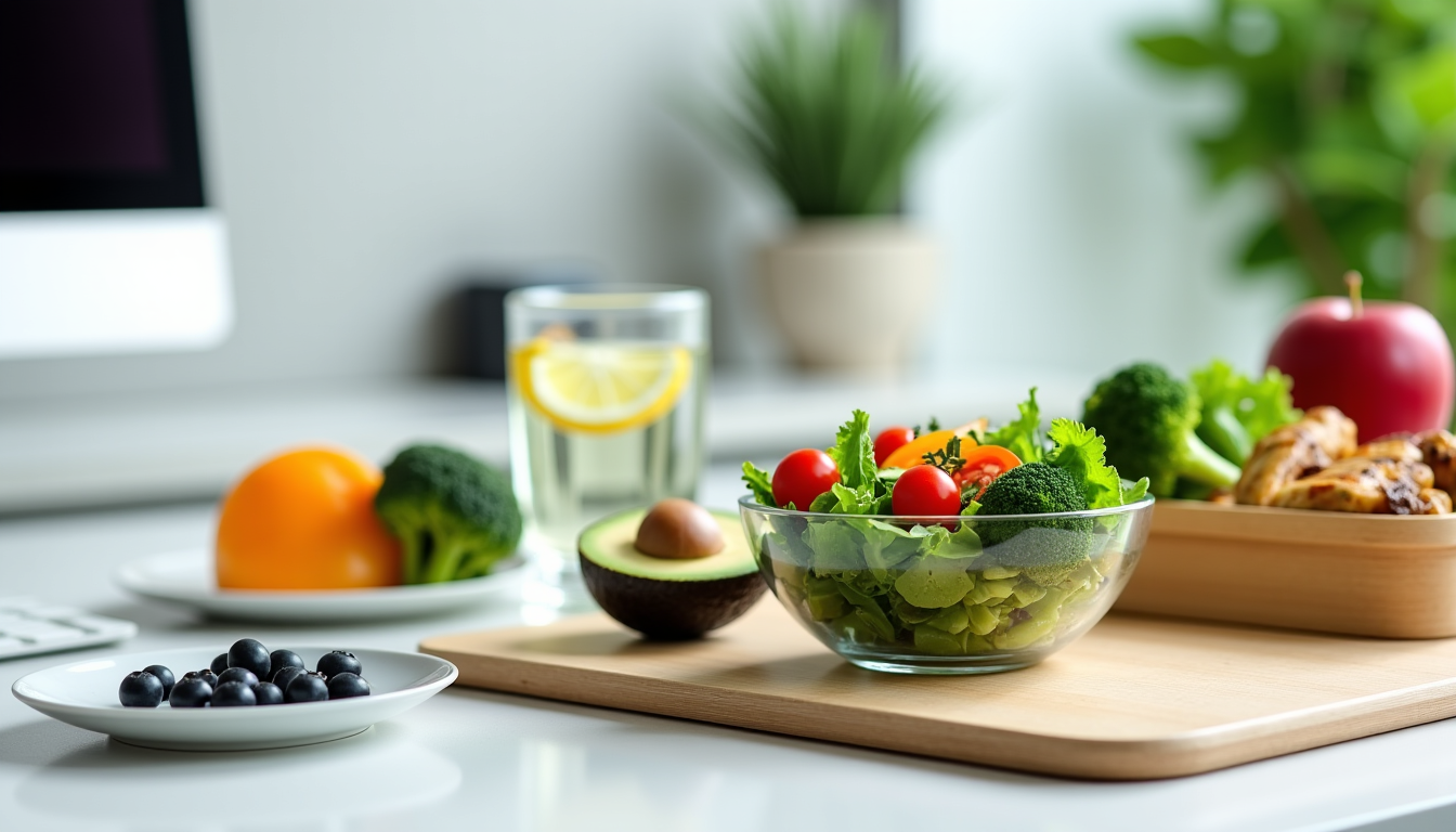 Quels aliments privilégier pour un déjeuner au bureau